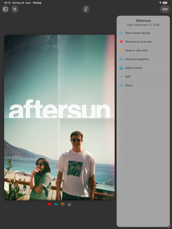 Movie page