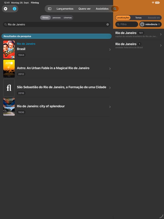 Resultados da pesquisa