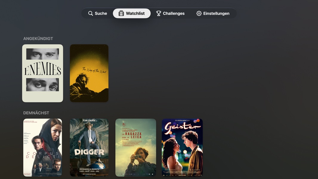 Kommende Filmstarts