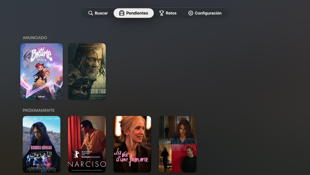Próximos estrenos